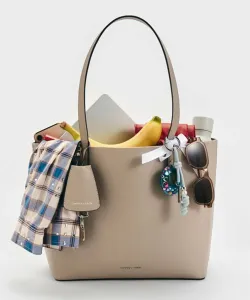 Сумка-шоппер Beryl Charles & Keith, цвет Taupe