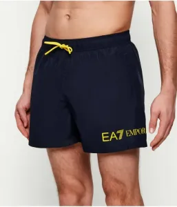 Пляжные шорты regular fit Ea7, темно-синий