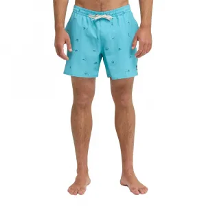 Плавки Quiksilver Stretch Printed Volley 16'', синий