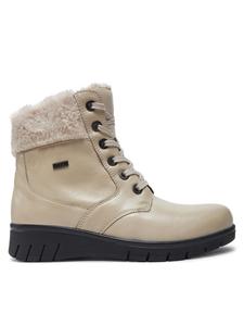 Ботильоны на плоской подошве Caprice, экрю