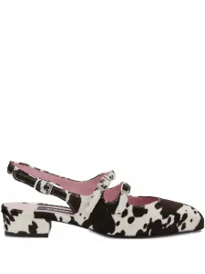 Балетки Peche 25 с ремешком на пятке Carel Paris, коричневый