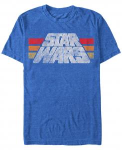 Звездные войны мужская классическая ретро потертая футболка с коротким рукавом с логотипом Fifth Sun, мульти