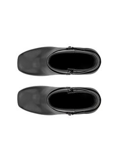 Скульптурные короткие сапоги ALBA BLOCK 65 из натуральной кожи