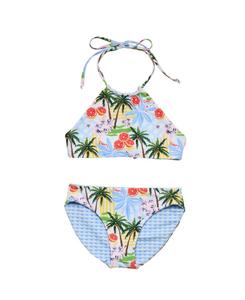 Бикини Big Girls Ciao Paradiso с двусторонней завязкой на шее Snapper Rock, Blue