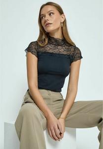 Футболка с принтом VANESSA SHORT SLEEVE Minus, антрацит