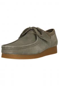 Мокасины CLARKS WallabeeEVO, зеленый
