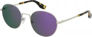 Солнцезащитные очки Marc Jacobs 272 /S 0B3V Фиолетовые/TE многослойные фиолетовые линзы, Silver