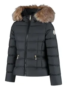 Пуховик Boedette с капюшоном Moncler Enfant, черный
