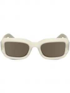 Солнцезащитные очки в прямоугольной оправе Calvin Klein, белый