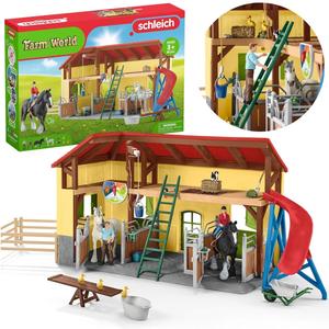SLH42485 Schleich Farm World - Конюшня с оборудованием 3+