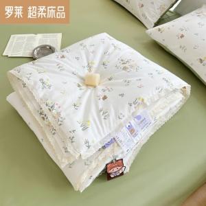 LUOLAI HOME Комплект постельного белья 4 предмета, простыня 200x230 см, летнее одеяло, цвет 23