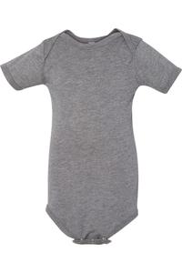 BELLA + CANVAS Детский комбинезон с короткими рукавами Triblend, цвет grey triblend