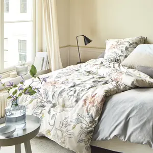 Постельное белье Mako-Satin Nova Melbourne White 135x200 см + 80x80 см Irisette