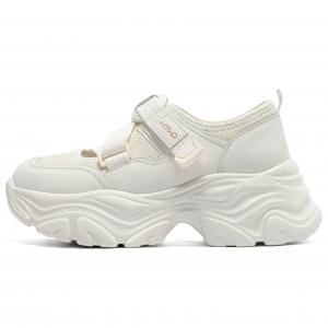 Низкие массивные кроссовки женские Hotwind, Beige Black