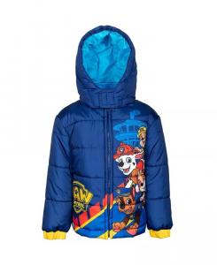 Пуховик на молнии для мальчиков Rubble Marshall Chase Paw Patrol, синий