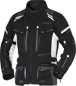 Büse highland iii водонепроницаемая женская мотоциклетная текстильная куртка, Black/Light Grey
