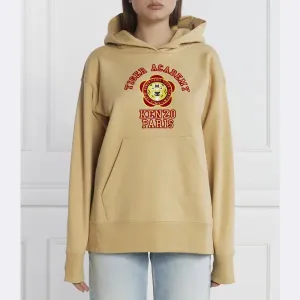 Толстовка оверсайз Kenzo, коричневый