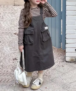 Юбка-комбинезон Aimoha Kids, цвет Dark Gray