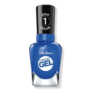 Чудодейственный гель-лак для ногтей, синие и зеленые оттенки. Sally Hansen, Tidal Wave (royal bright blue)