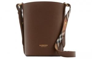 Burberry Сумка ведро из зернистой телячьей кожи