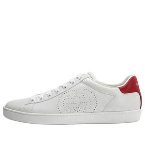 Кроссовки ace 'interlocking g - white red' Gucci, белый