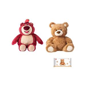 Плюшевая игрушка Disney серии Strawberry Bear Toy Story ароматизированная кукла Lotso высота 49см длина 25см MINISO