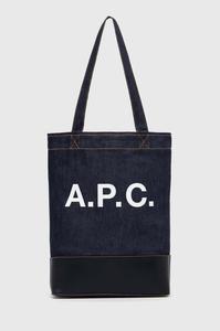 Сумка-тоут Axel A.P.C., темно-синий