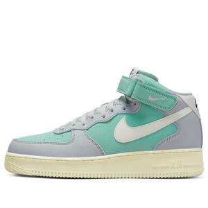 Кроссовки air force 1 mid '07 lx 'certified fresh - enamel green' Nike, серый