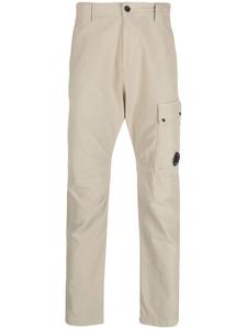 C.P. Company брюки карго Ottoman с декором Lens, нейтральный