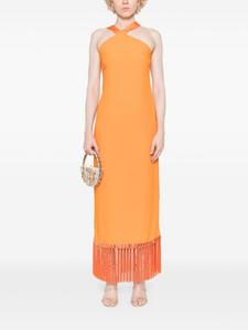 Taller Marmo платье миди Nina, оранжевый