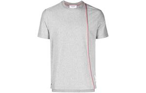 Футболка с коротким рукавом Jersey THOM BROWNE, светло-серый