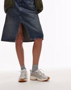 Ретро-кеды Tommy Jeans Archive 97 в кремово-белом и серебристом цветах с резиновой подошвой