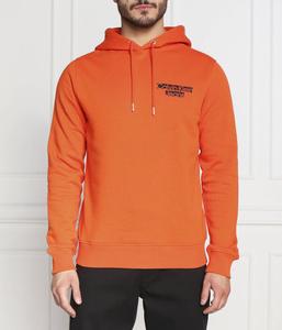 Толстовка Calvin Klein Jeans Seasonal с капюшоном, оранжевый