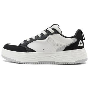 PEAK Нескользящие износостойкие низкие кроссовки для скейтбординга мужские, черно-белые