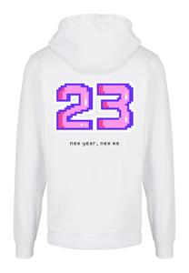 Пуловер F4NT4STIC Basic Hoodie SIlvester Party Happy People Only, белый