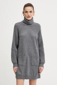 Шерстяное платье Liu Jo, серый