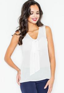 Блуза Figl Blouse, Ecru/White