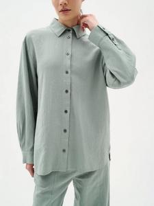 Санни рубашка из богатого льна InWear, Desert Green