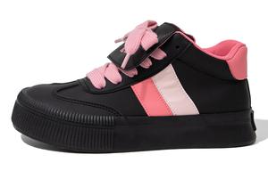 Женские противоскользящие износостойкие высокие кроссовки для скейтбординга Feiyue, черный/розовый красный