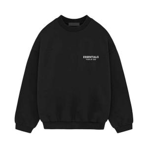 Свитер Fear of God Essentials Fleece Crewneck, Black