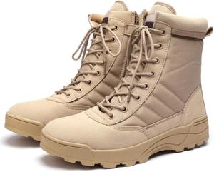 Женские водонепроницаемые походные ботинки, боевые ботинки Echo Mid, походные ботинки, дамские повседневные ботинки Foboined, бежевый