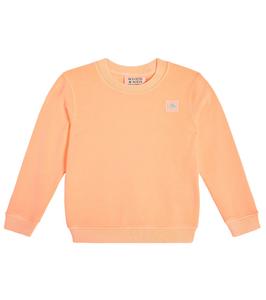 Толстовка из хлопкового джерси Scotch & Soda Kids, апельсин