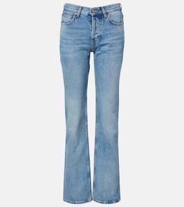 Джинсы bootcut со средней посадкой Saint Laurent, Blue Bahama