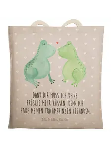 Шоппер Mr. & Mrs. Panda, серый пастельный