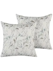 Декоративная подушка Beliani 2er Set Deko ARBOR, цвет beige/silber/blau