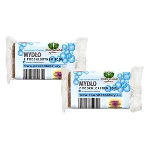 100% растительное натуральное мыло с гипохлоритом натрия, 2 шт. Powrót Do Natury