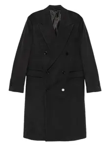 Двубортное кашемировое пальто Lardini, серый