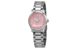 GUCCI Часы Wrist Watch Quartz Movement Stainless Steel Strap Pink Watch Dial Women's Watch