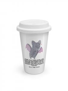 Mr. & Mrs. Panda Термокружка «Хэллоуинские ритуалы» с надписью белого цвета