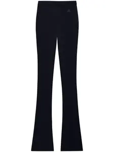 Расклешенные брюки Reediton Courrèges, черный